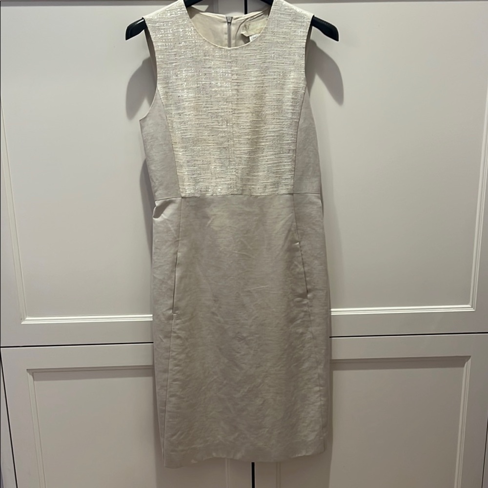 S’MaxMara linen colored dress size 4